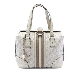 Pre-Loved Gucci Guccissima Treasure Handbag